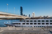 Reichsbrücke part of the wider Handelskai area