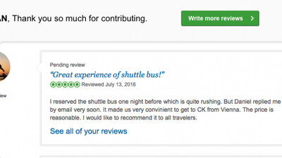 Great Experience with EU Shuttlebus