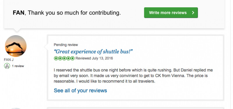 Great Experience with EU Shuttlebus