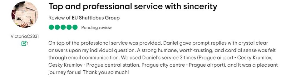 Prague Airport to CK Cesky Krumlov